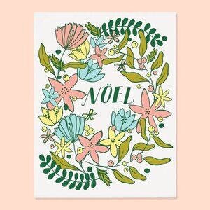 New - "Noel" Christmas Cards - Set of 6 Cards - Recycled, Eco  - The Good Twin